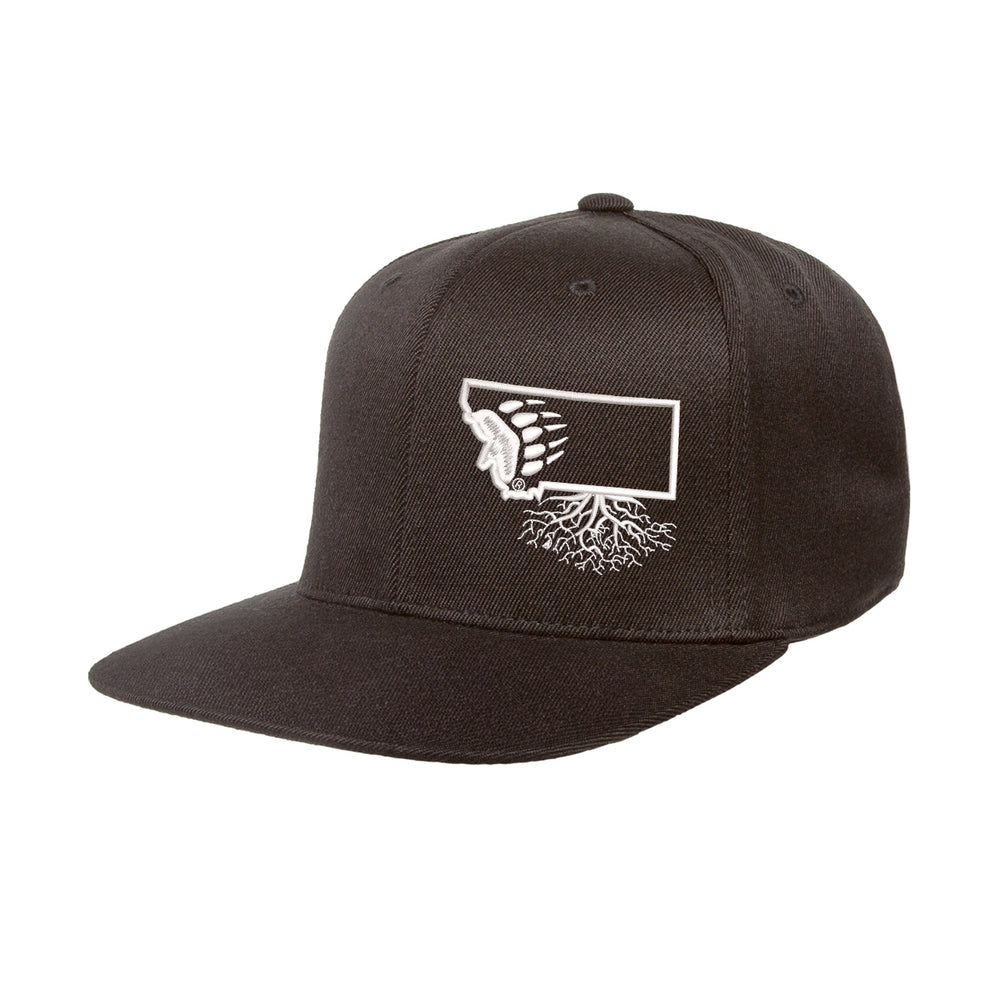Accessories | Griz Grizzly Roots | – Flexfit Montana Paw Hat My Flatbill Hat Snapback