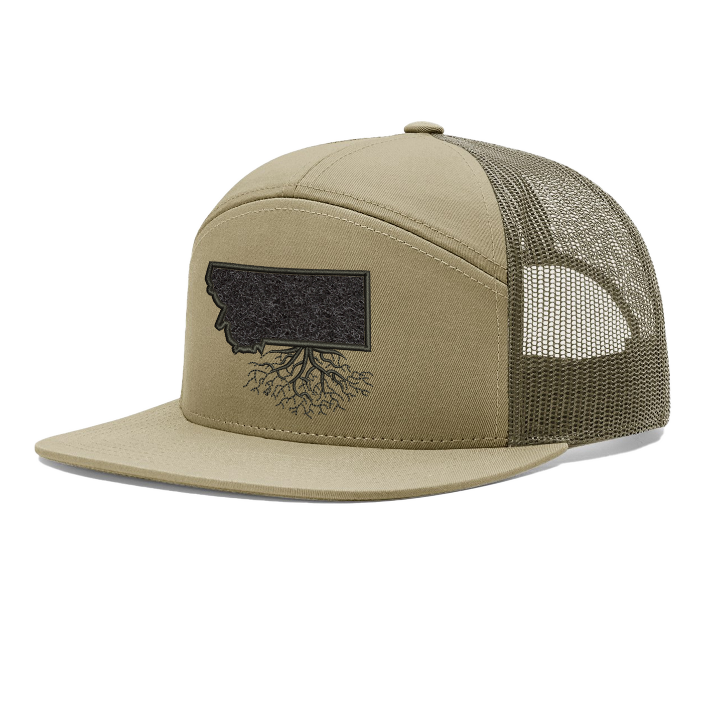 
                  
                    Hook & Loop 7 Panel Flat Bill Hat
                  
                