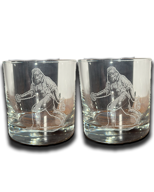 Sasquatch Scotch Glass