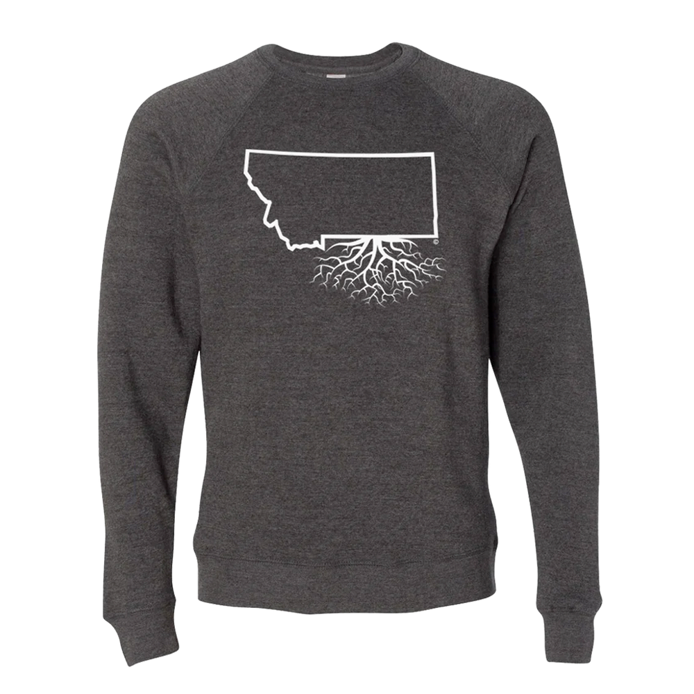 MT Roots Crewneck Pullover Sweatshirt (Unisex) Carbon